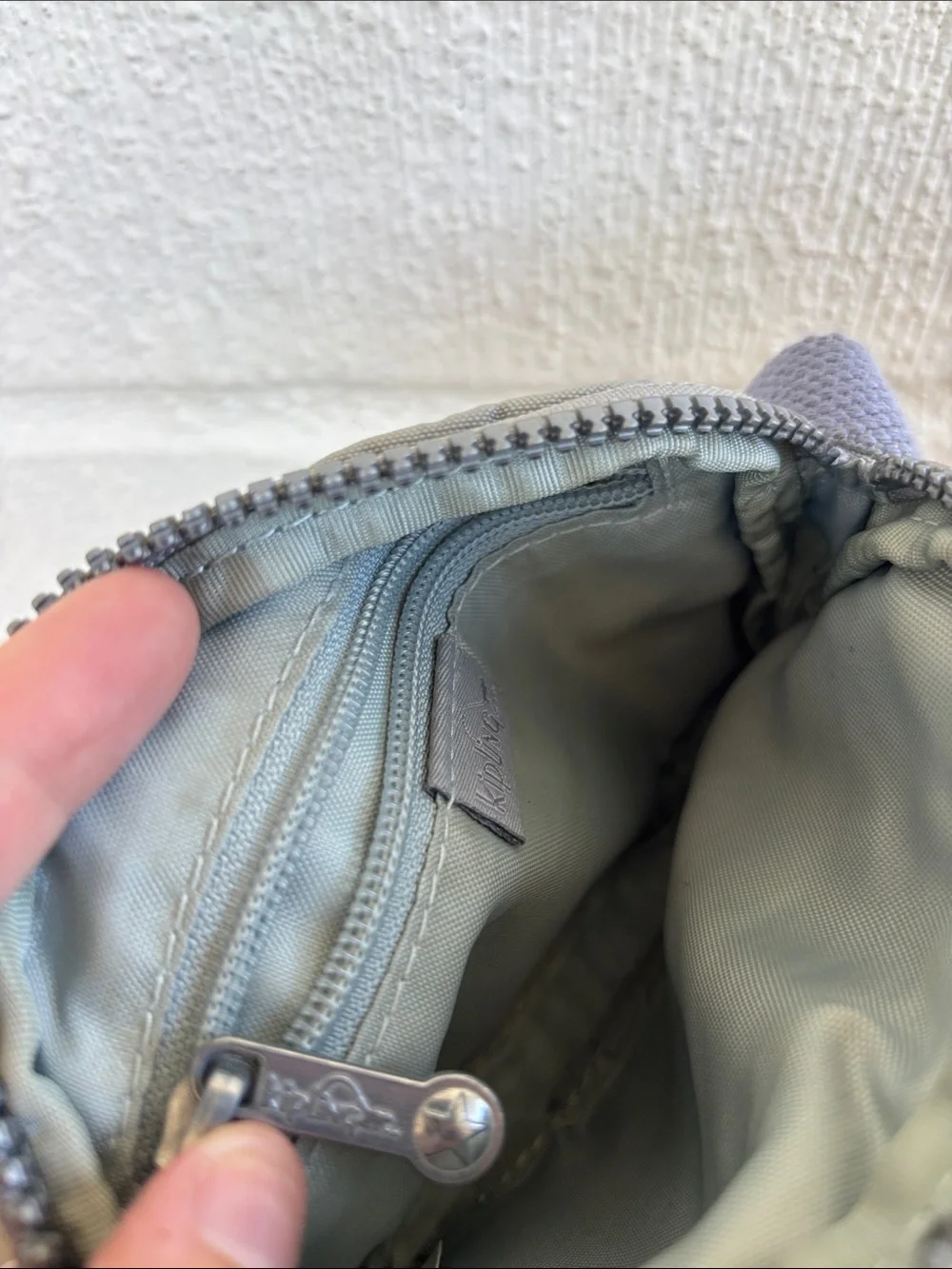 Kipling Gray Crossbody Belt Bag - Casual Everyday Carry